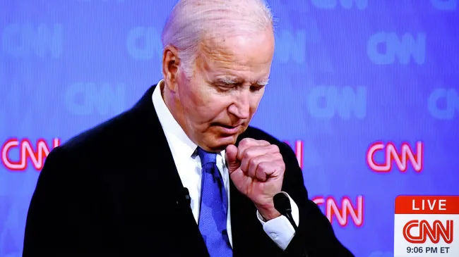 Joe Biden debates Donald Trump